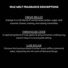 Load image into Gallery viewer, Wax Melts - Soy Blend - Hand Poured - Scented