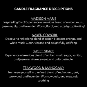 Soy Blend Candle - 16 oz - Hand Poured - 2 Wick - Slow Burn - Triple Scented