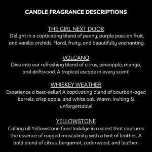 Soy Blend Candle - 16 oz - Hand Poured - 2 Wick - Slow Burn - Triple Scented