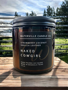 Naked Cowgirl 16oz Amber Jar Candle