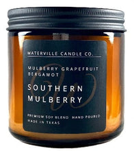 Load image into Gallery viewer, Southern Mulberry Amber Jar Candle 16oz
