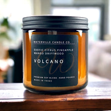 Load image into Gallery viewer, Volcano Amber Jar Candle 9oz
