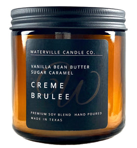 Creme Brulee 16oz Amber Jar Candle