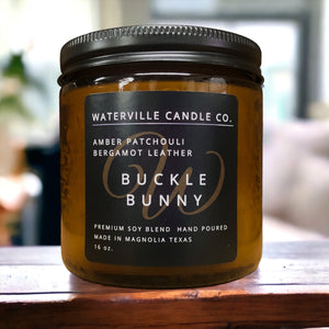 Buckle Bunny 16oz Amber Jar Candle