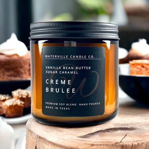 Creme Brulee 9oz Amber Jar Candle